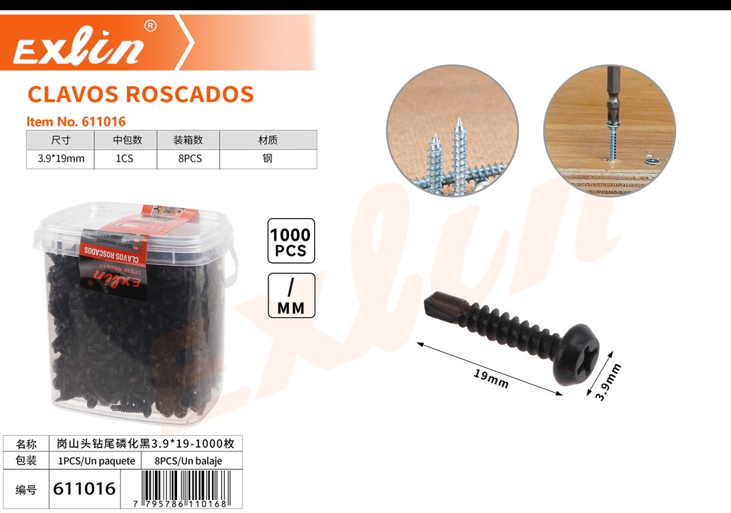 CLAVOS ROSCADOS