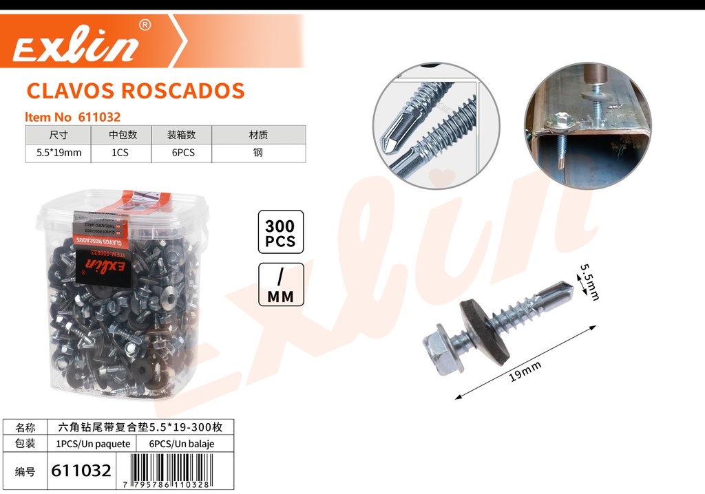 CLAVOS ROSCADOS