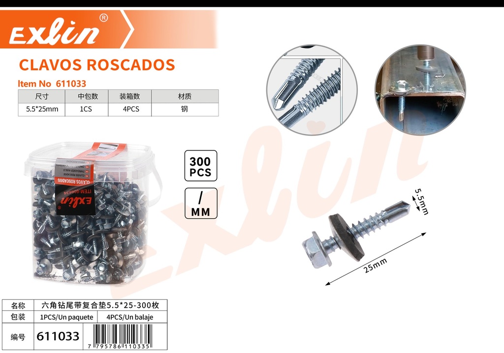 CLAVOS ROSCADOS