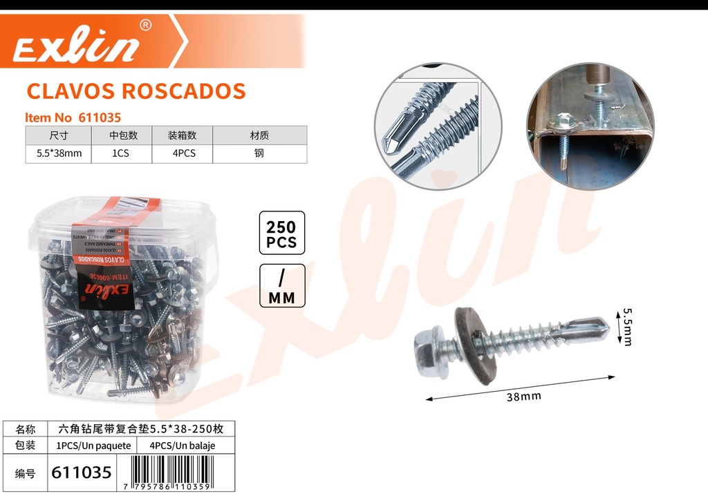 CLAVOS ROSCADOS