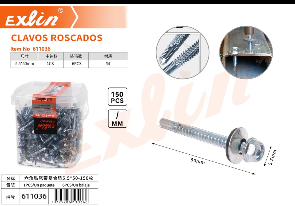 CLAVOS ROSCADOS
