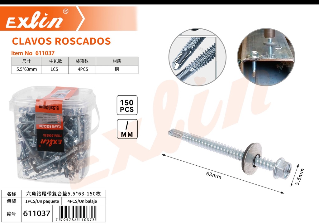 CLAVOS ROSCADOS