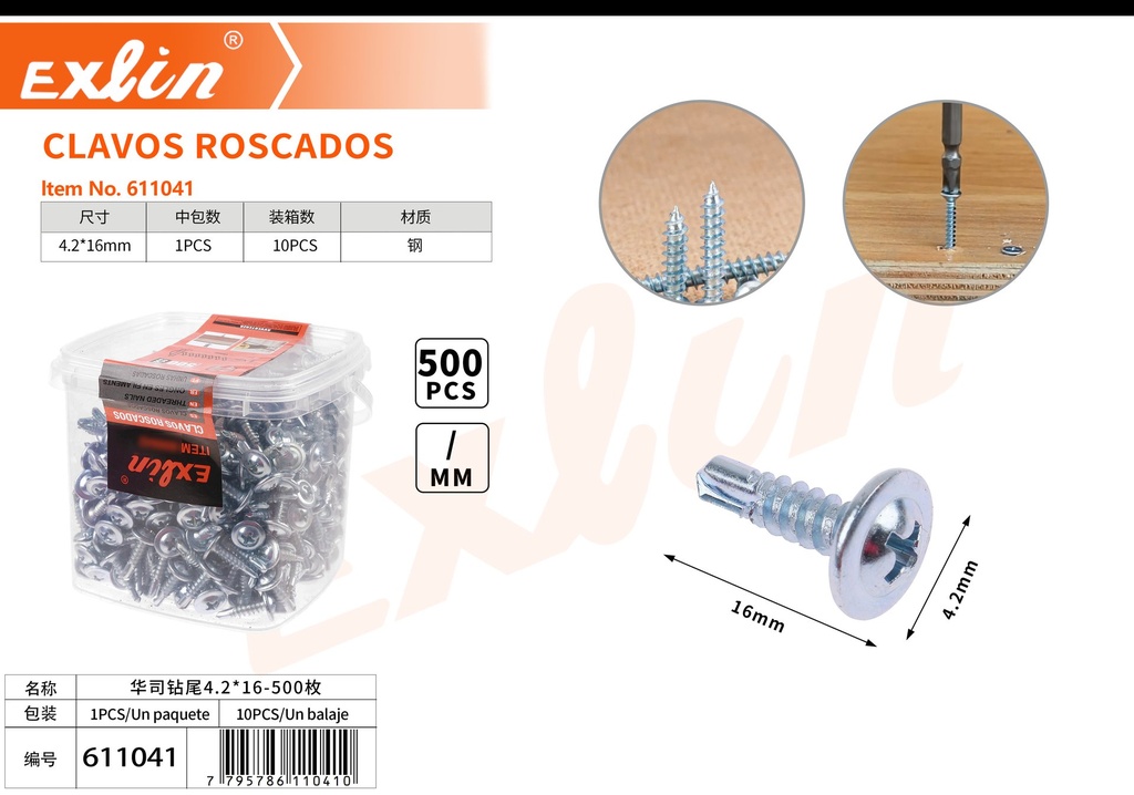 CLAVOS ROSCADOS