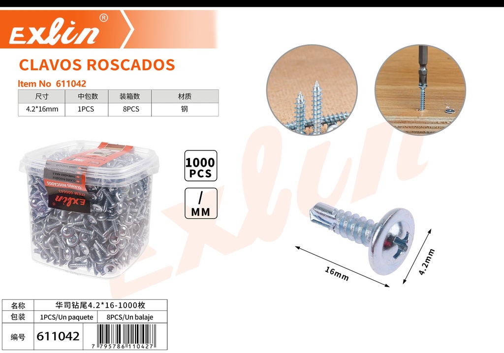 CLAVOS ROSCADOS