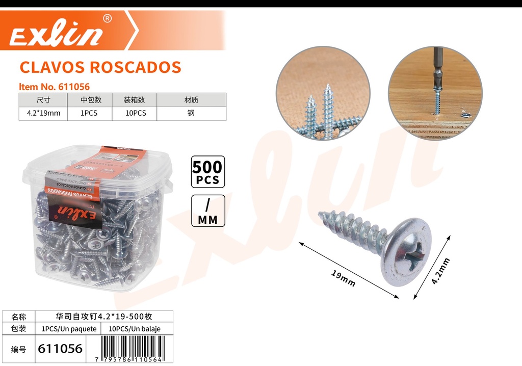 CLAVOS ROSCADOS