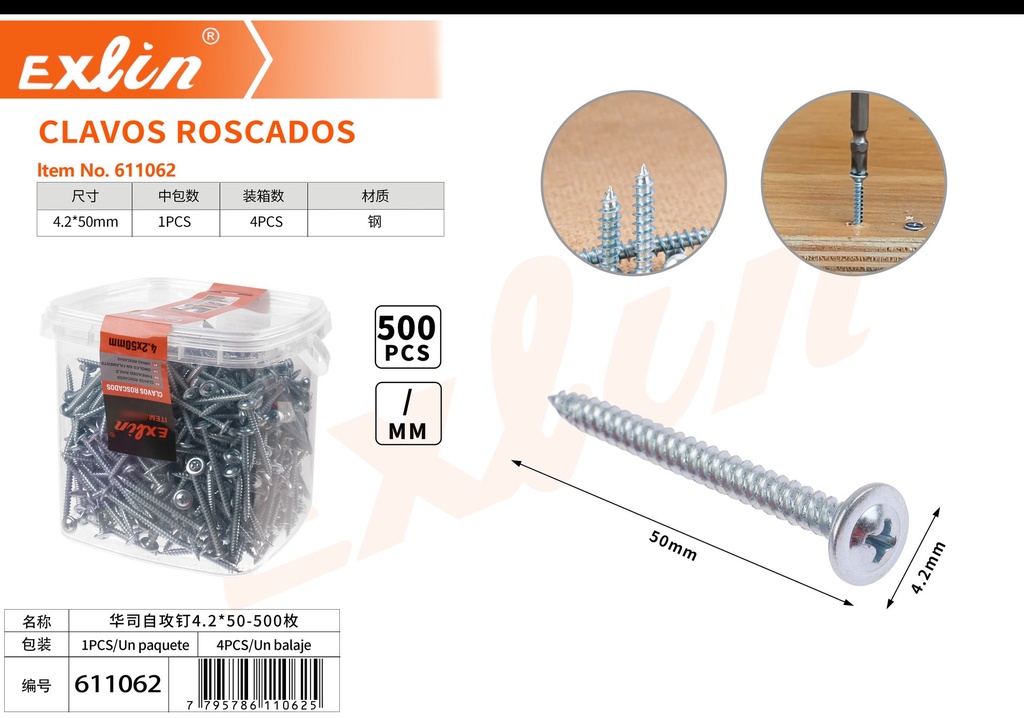 CLAVOS ROSCADOS