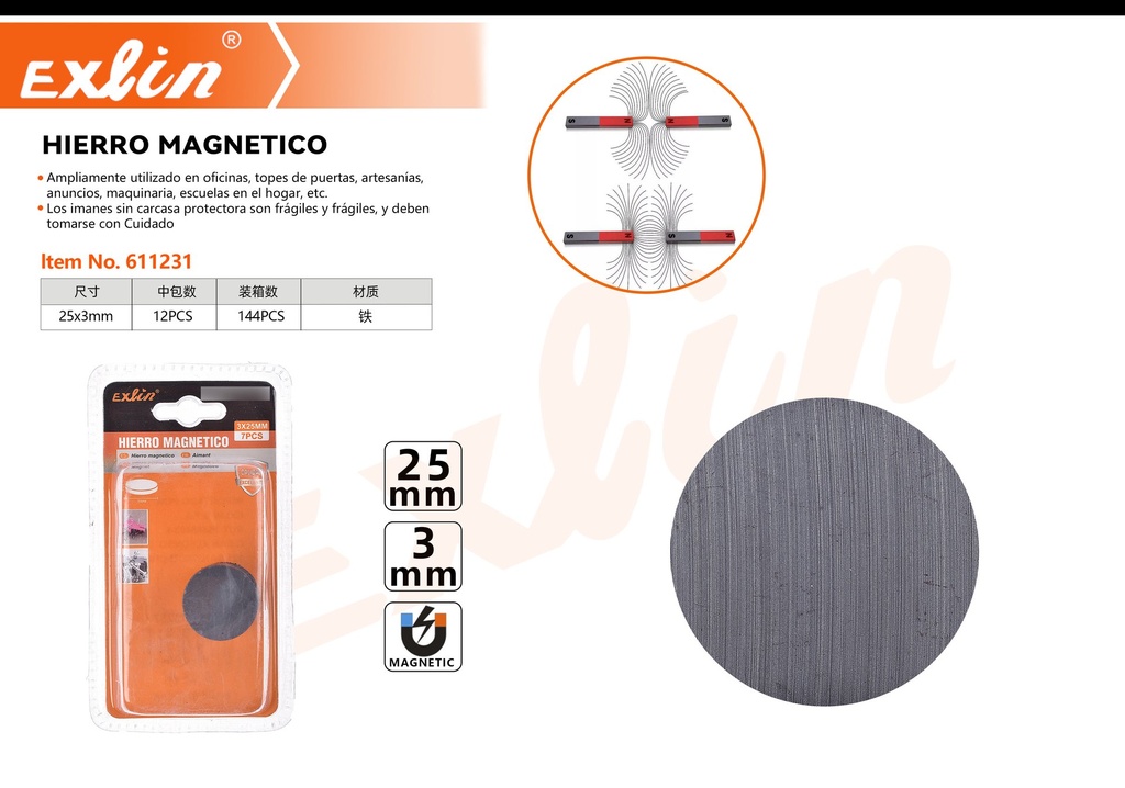 HIERRO MAGNETICO