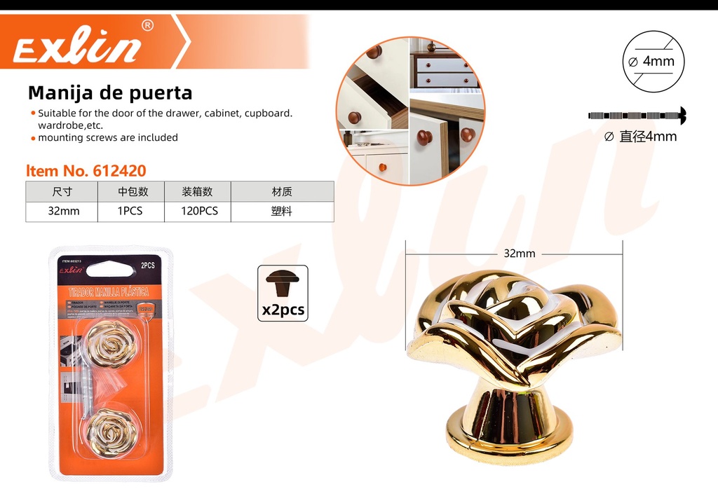 TIRADOR MANILLA PLáSTICA