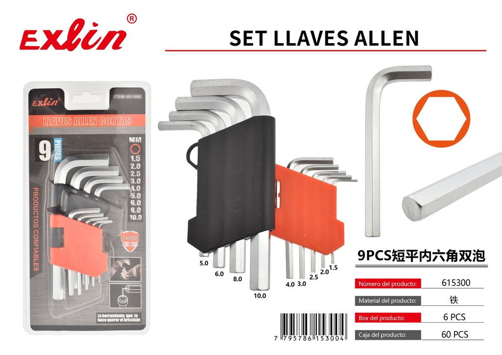 [615300] SET LLAVES ALLEN