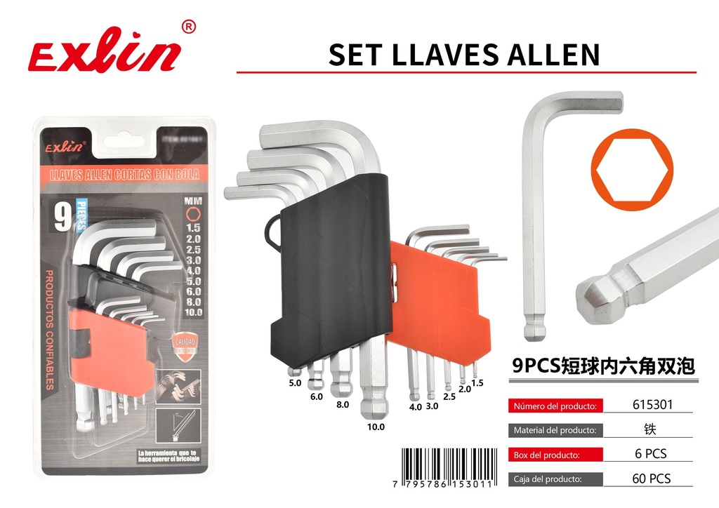 [615301] SET LLAVES ALLEN