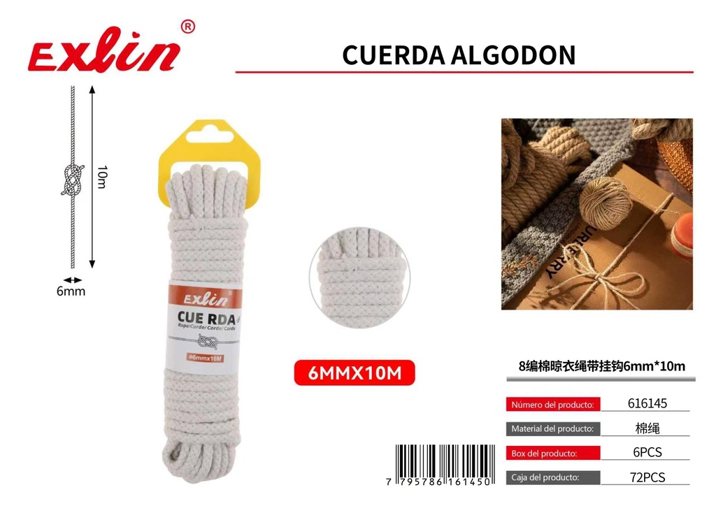 CUERDA ALGODON