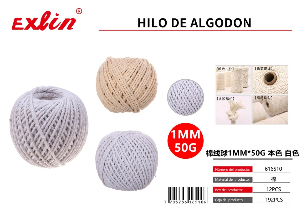 [616510] HILO DE ALGODON
