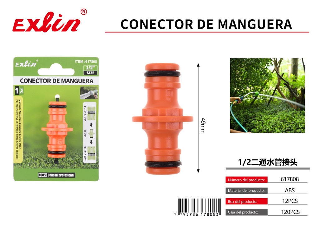 CONECTOR DE MANGUERA