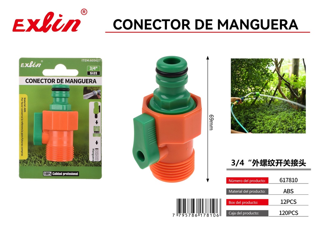 CONECTOR DE MANGUERA