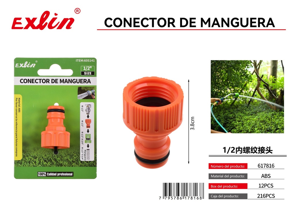 CONECTOR DE MANGUERA