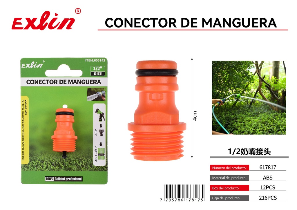 CONECTOR DE MANGUERA