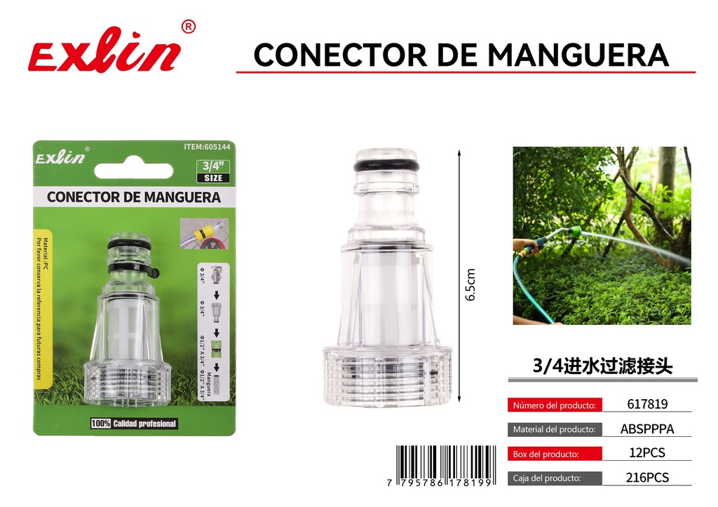 CONECTOR DE MANGUERA