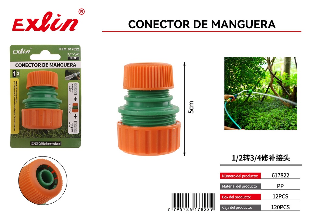 CONECTOR DE MANGUERA