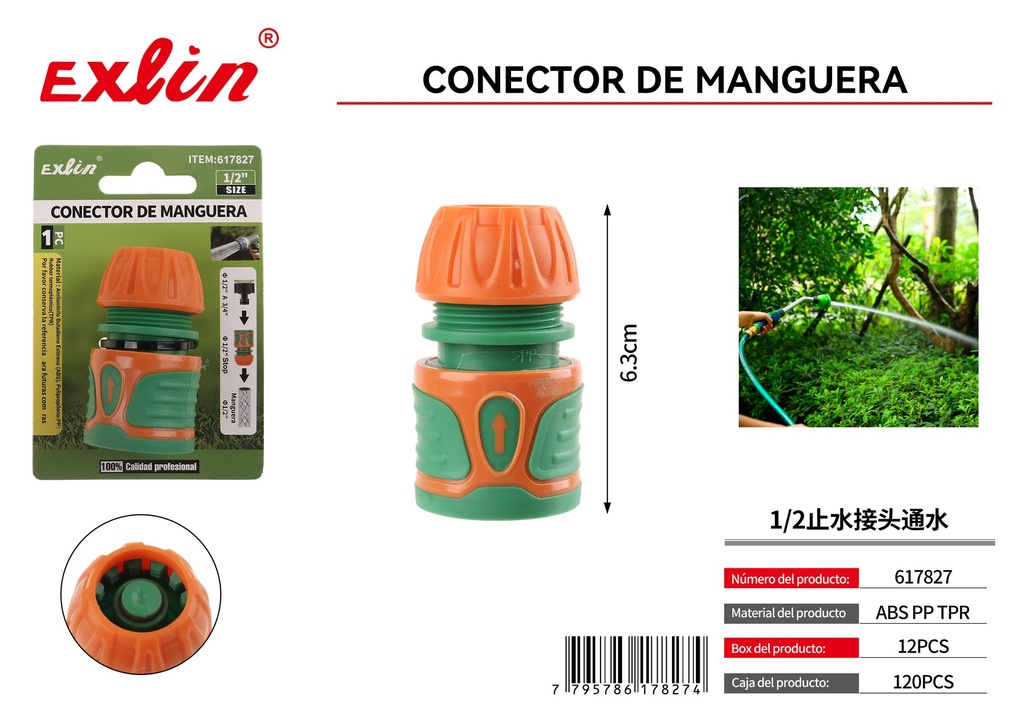 CONECTOR DE MANGUERA