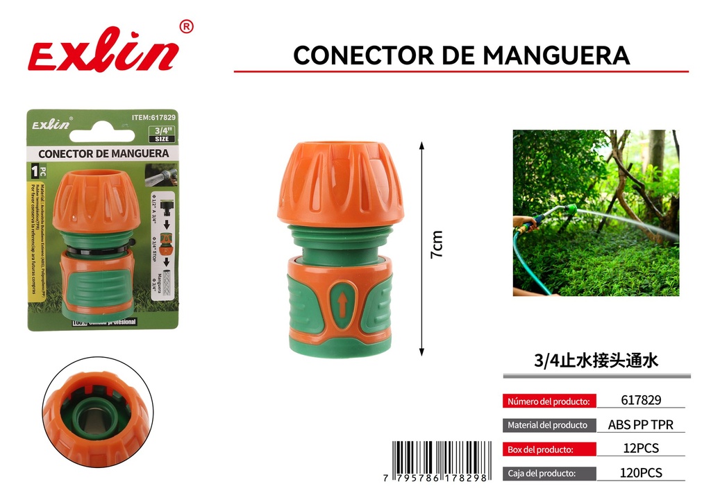 CONECTOR DE MANGUERA
