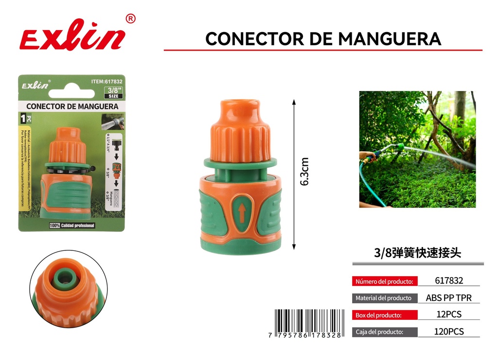 CONECTOR DE MANGUERA