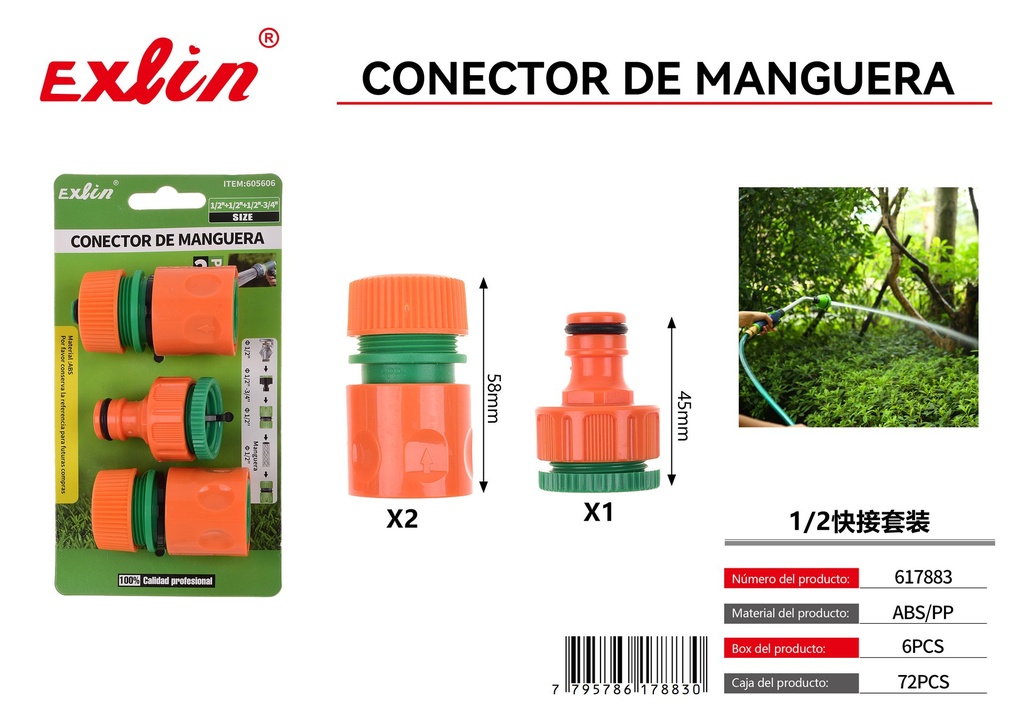 CONECTOR DE MANGUERA