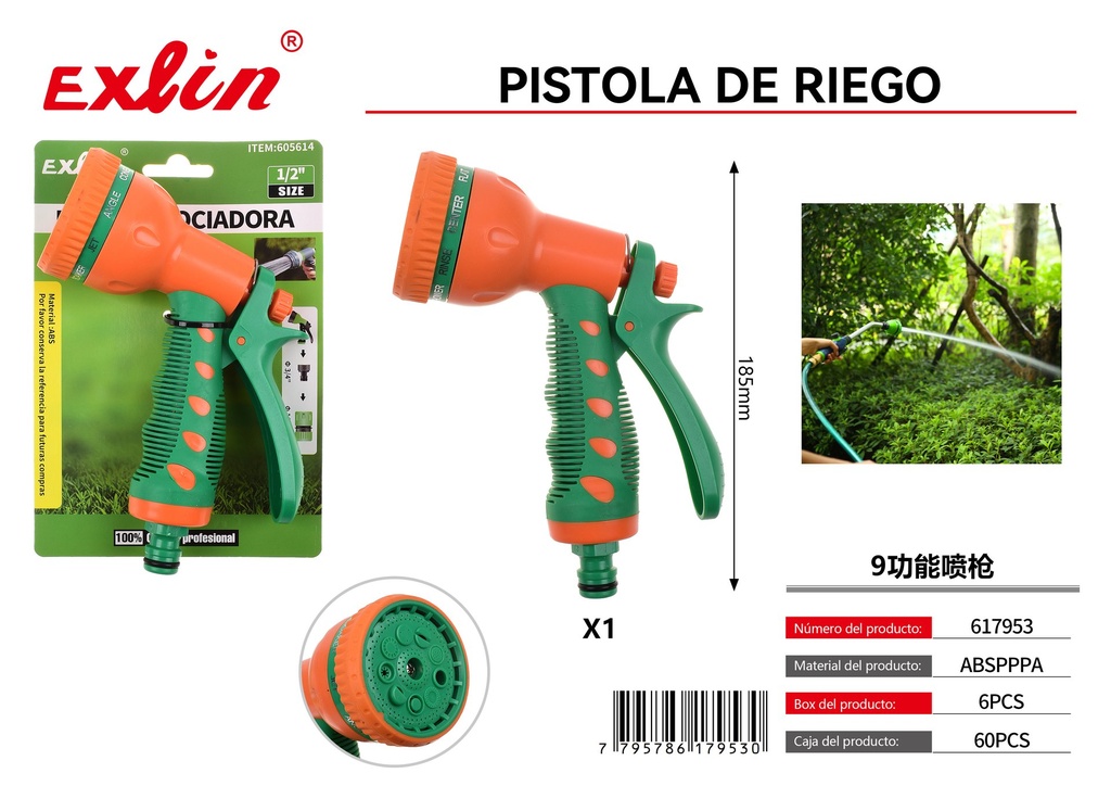 PISTOLA DE RIEGO