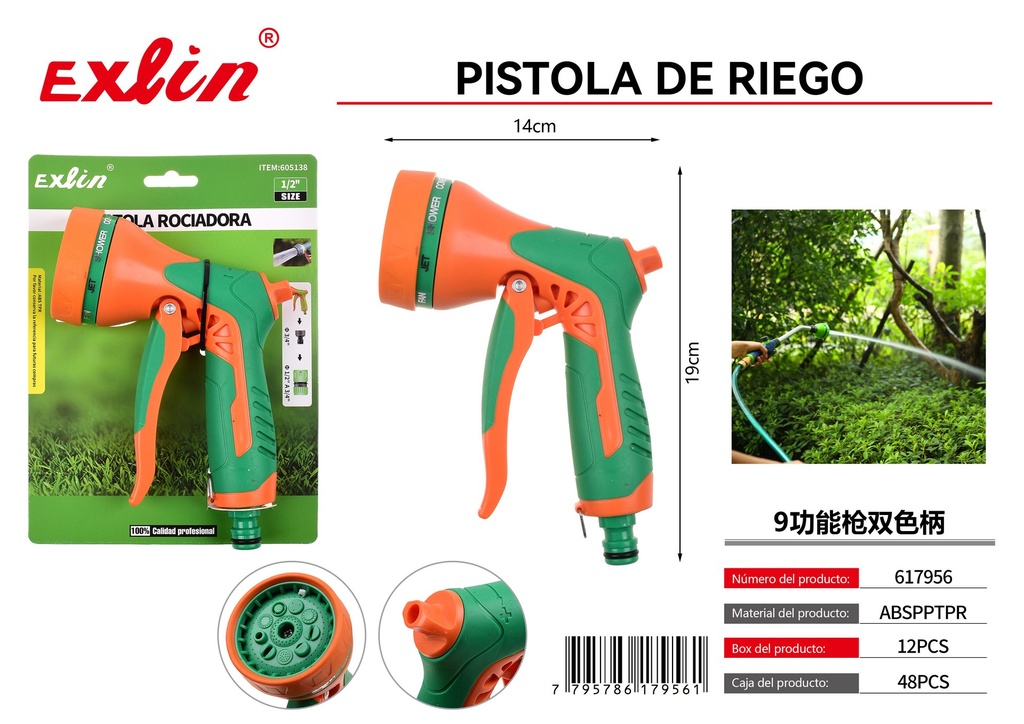 PISTOLA DE RIEGO