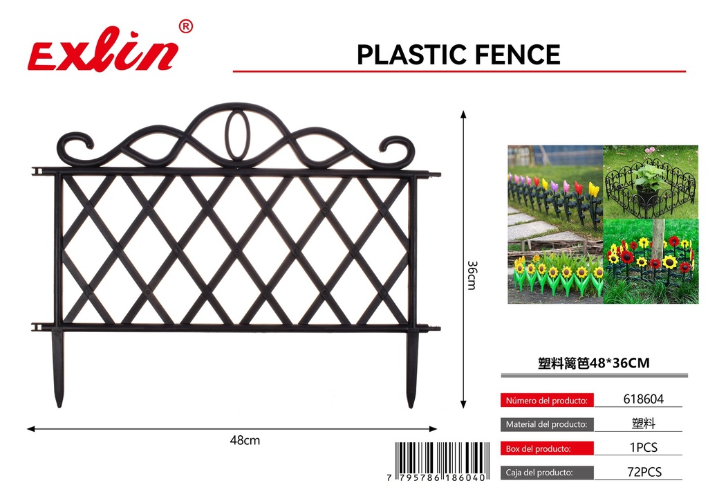 VALLA DE PLASTICO