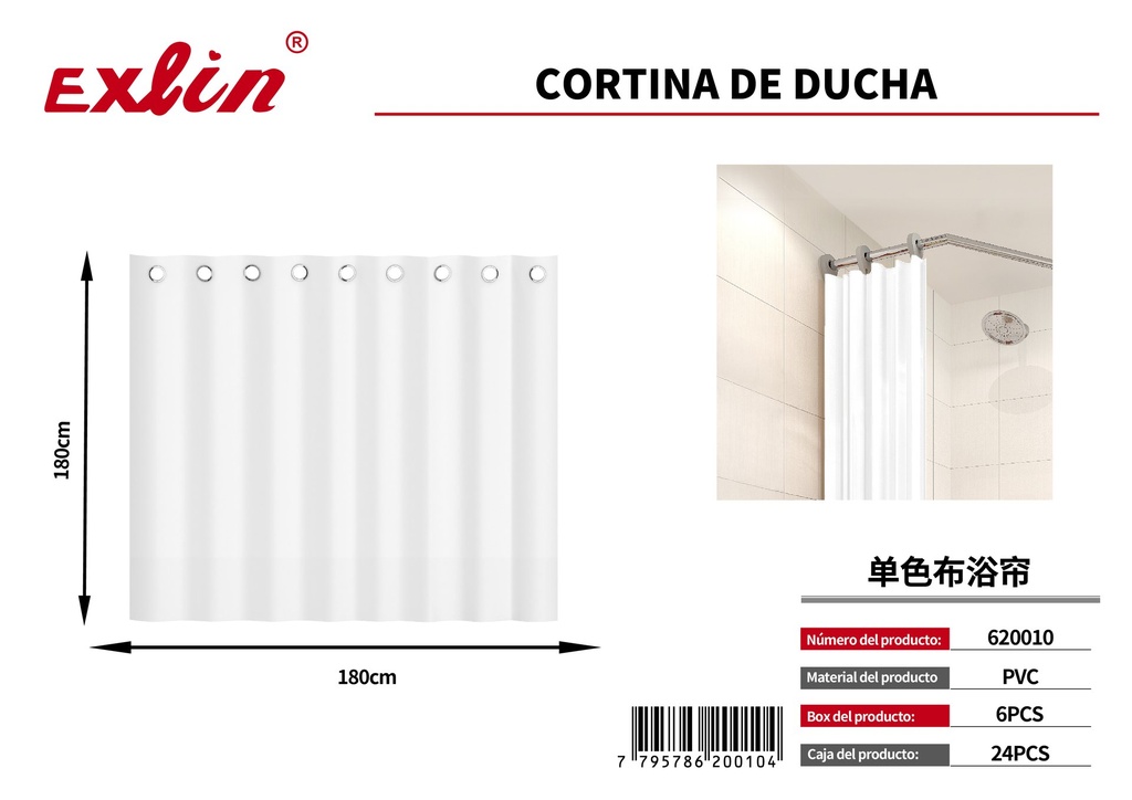 [620010] Cortina de baÑo