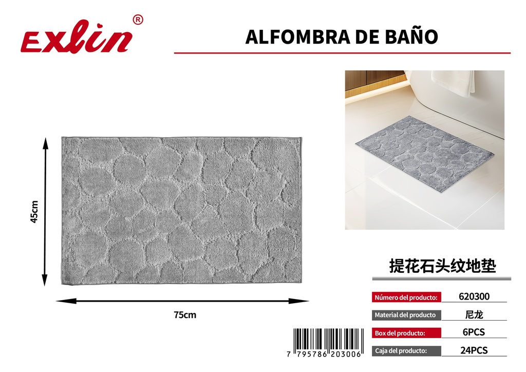 Non-slip pad for bathroom