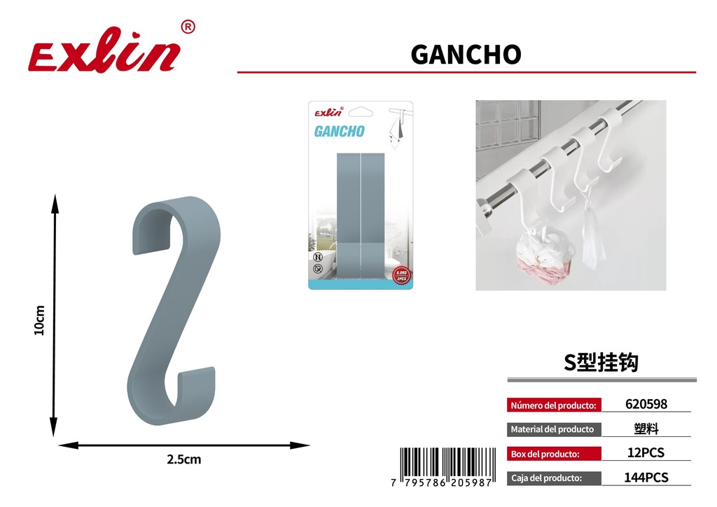 [620598] Gancho de almacenamiento