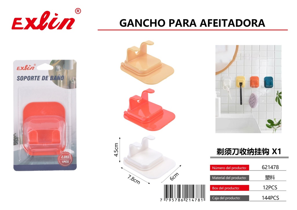 [621478] Gancho para afeitadora