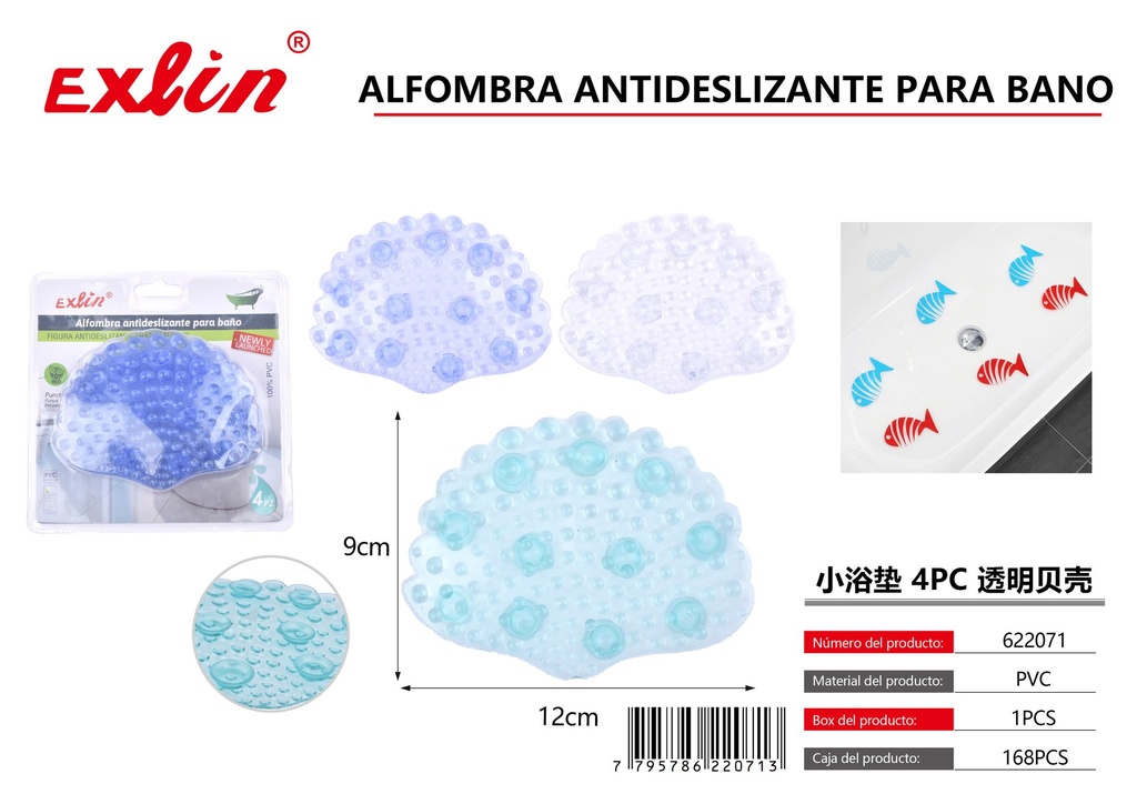Non-slip bathroom mat
