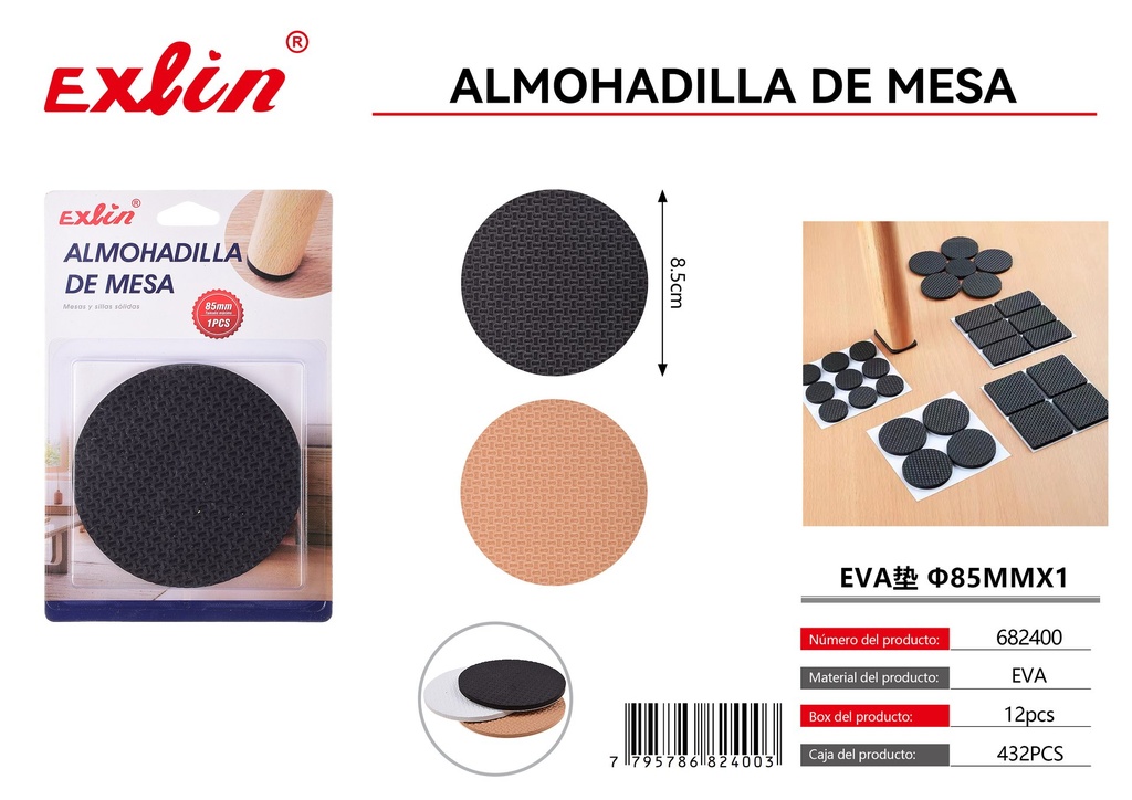[682400] Almohadilla de esquina de Mesa