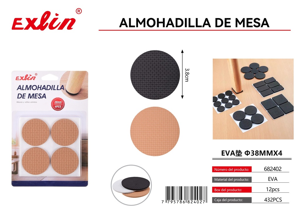 [682402] Almohadilla de esquina de Mesa