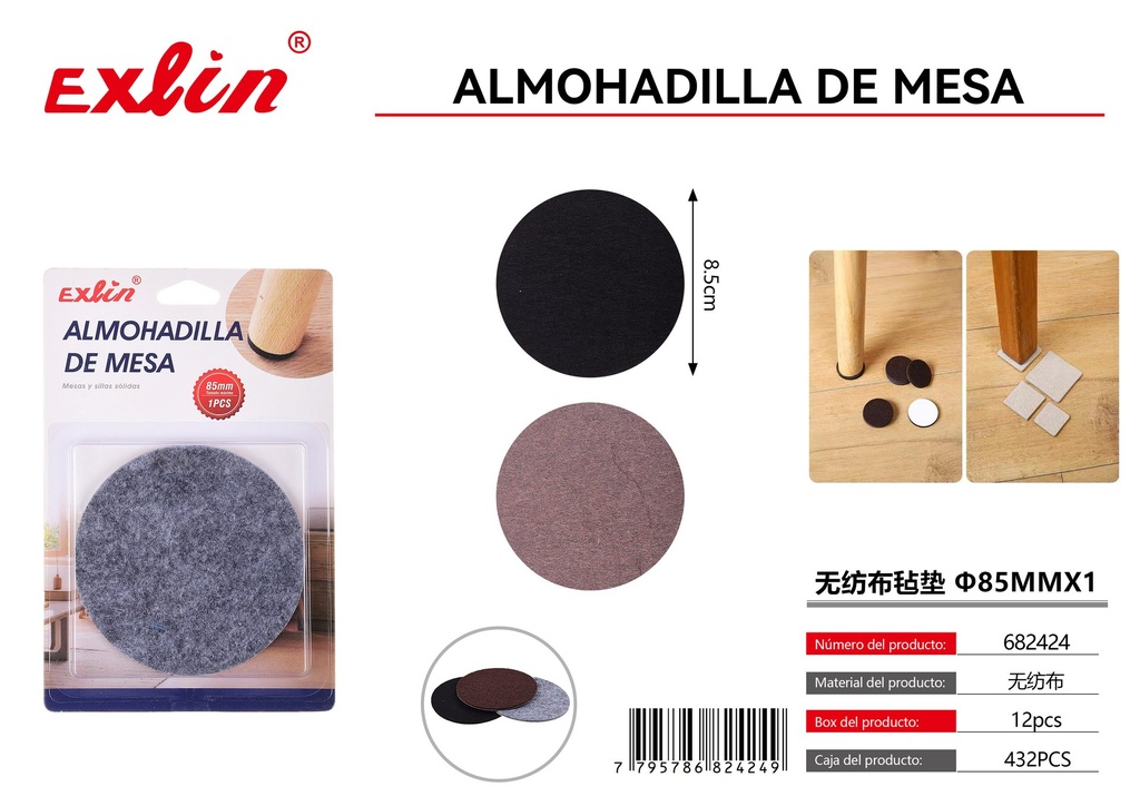 [682424] Almohadilla de esquina de Mesa