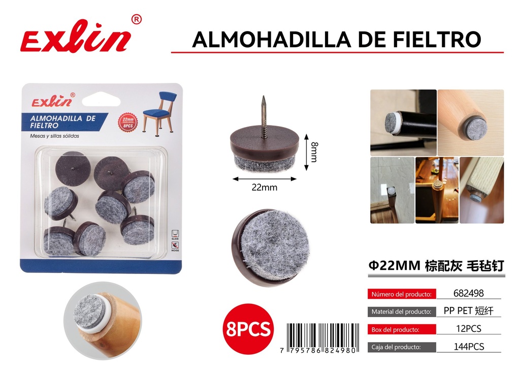 [682498] Clavos de fieltro