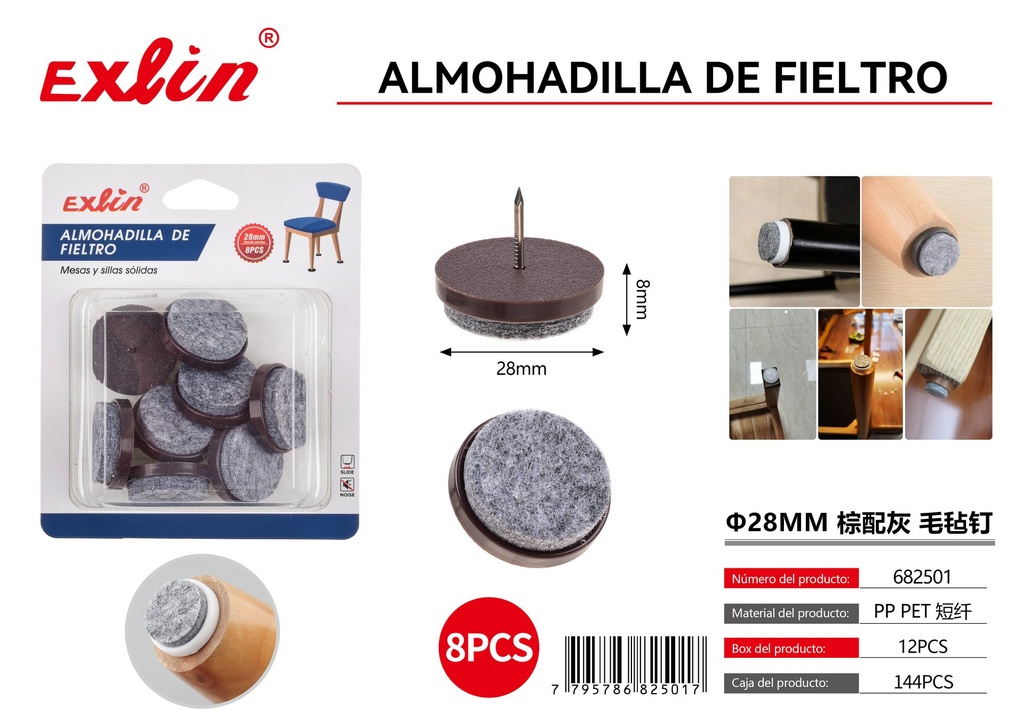 [682501] Clavos de fieltro