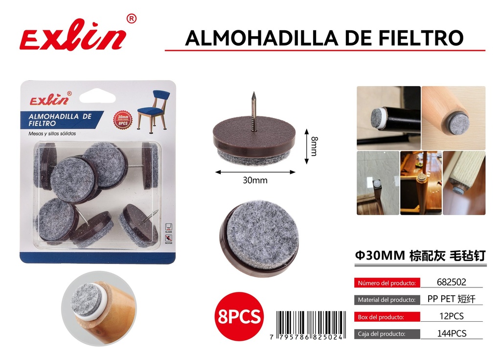 [682502] Clavos de fieltro