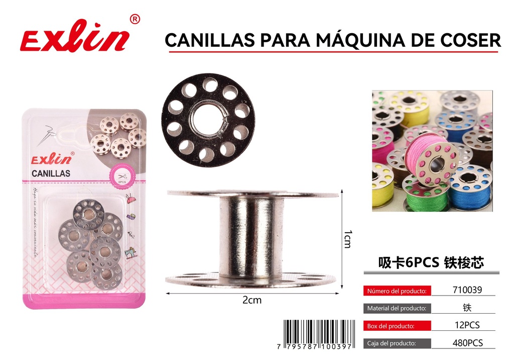 [710039] CANILLAS PARA MAQUINA DE COSER