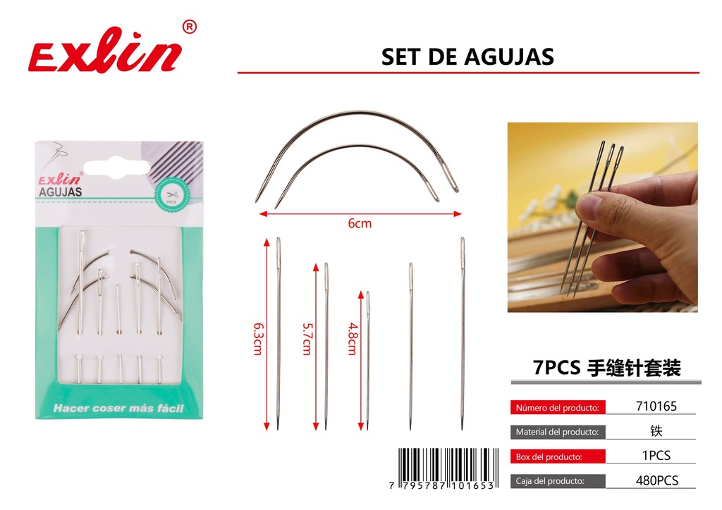 SET DE AGUJAS