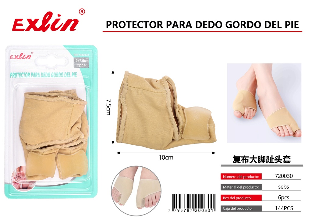 [720030] PROTECTOR PARA DEDO GORDO DEL PIE
