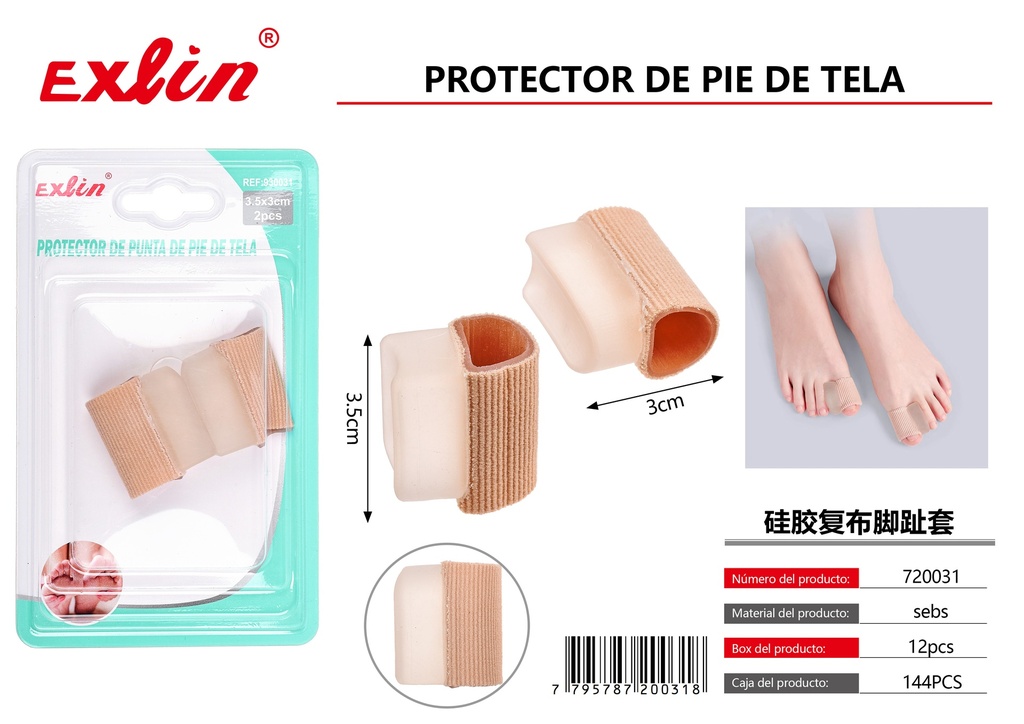 [720031] PROTECTOR DE PIE DE TELA