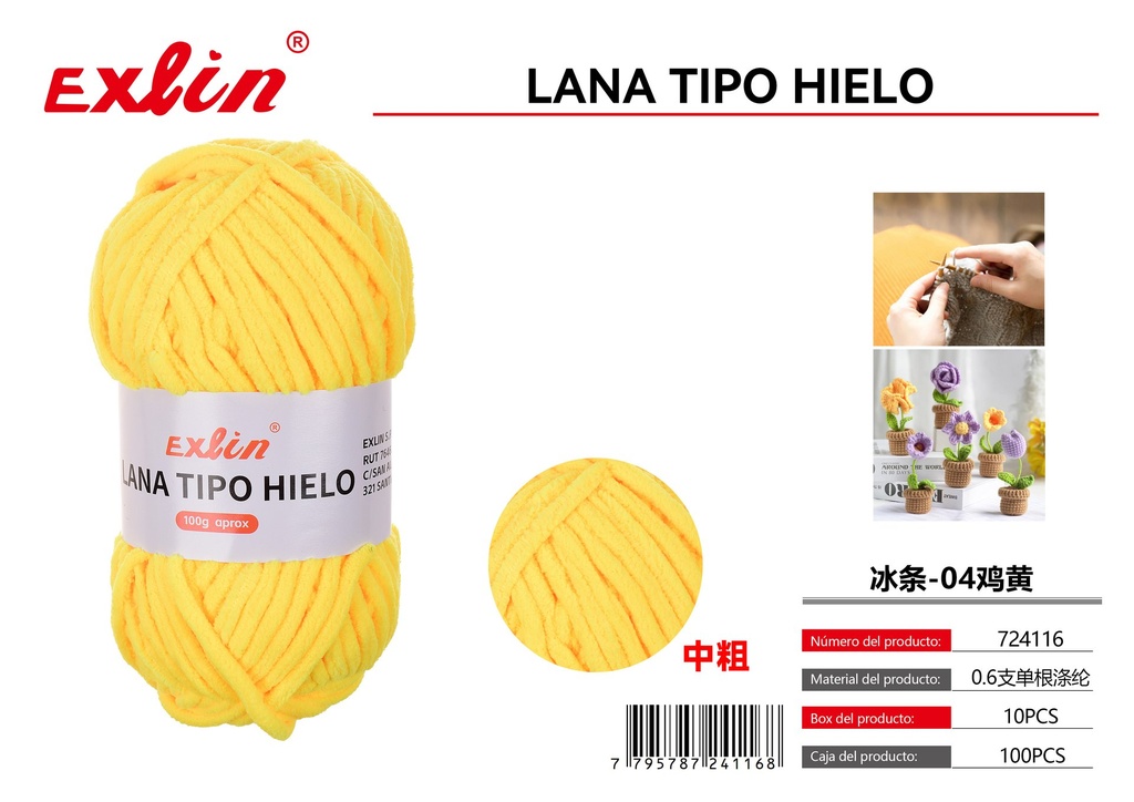 [724116] Lana tipo hielo