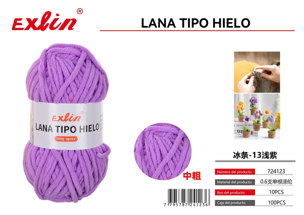 [724123] Lana tipo hielo