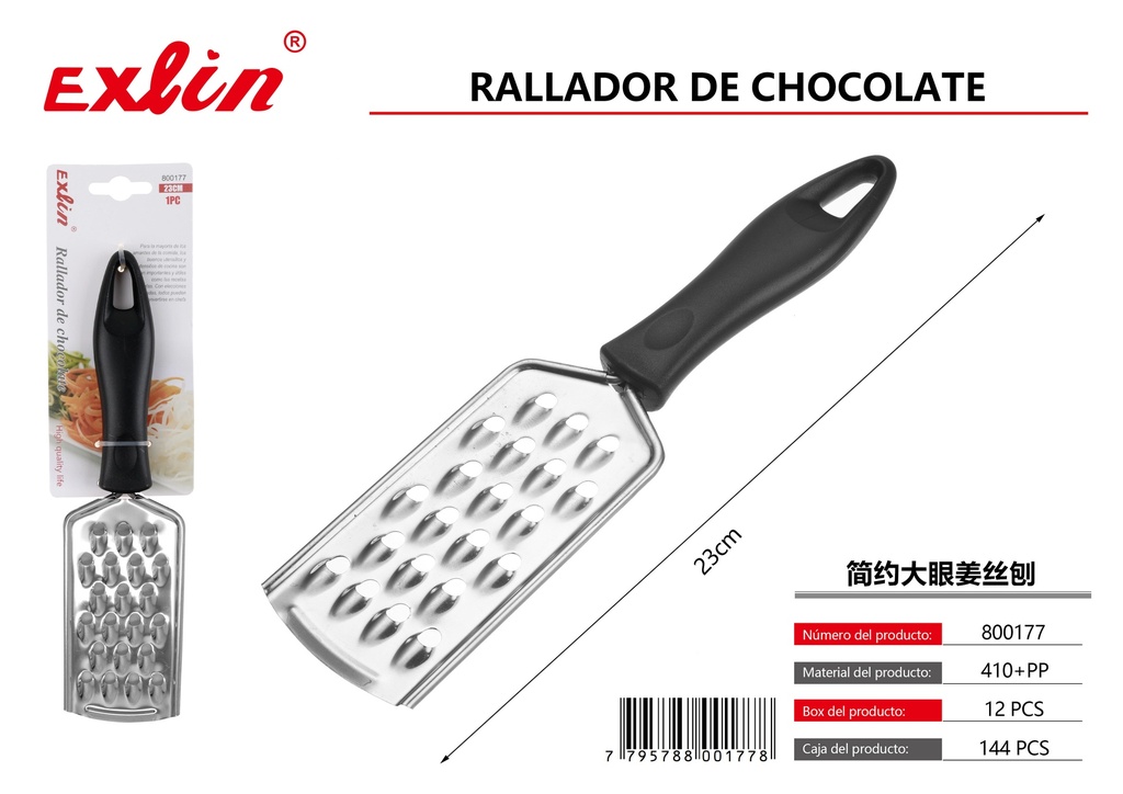 [800177] Rallador de chocolate