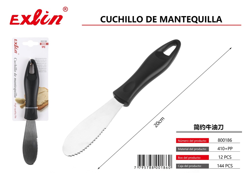 [800186] Cuchillo de mantequilla