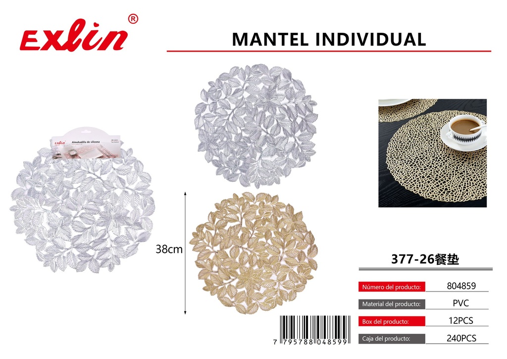 [804859] Round placemat