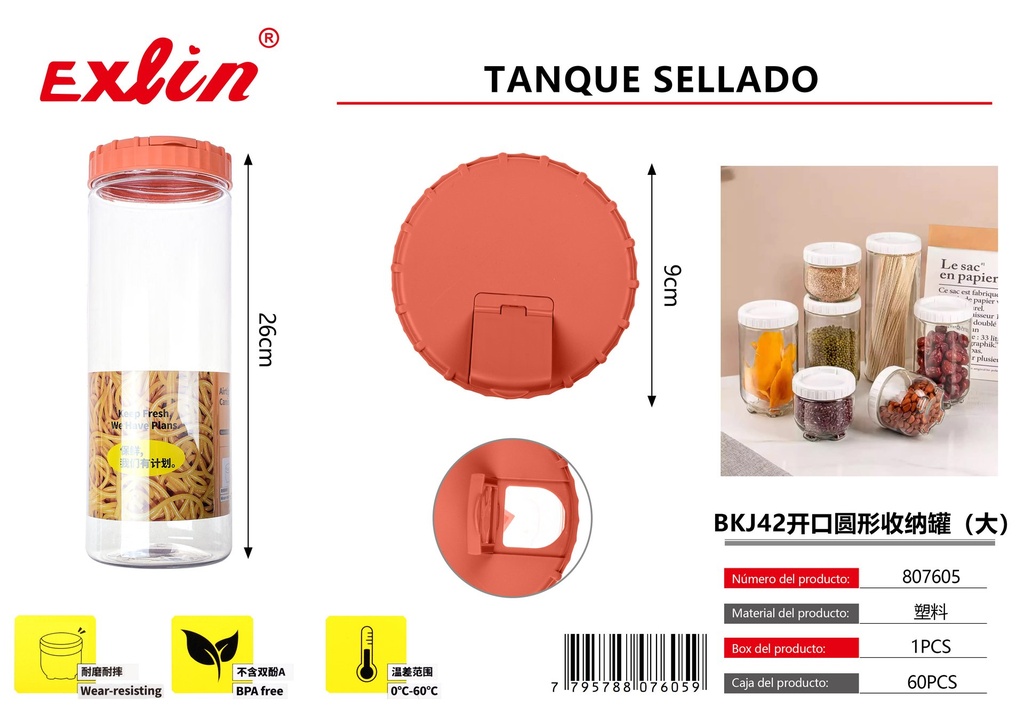 [807605] Bkj42 tanque de almacenamiento circular abierto (grande) 9 * 26